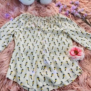 Old Navy Bird Blouse
